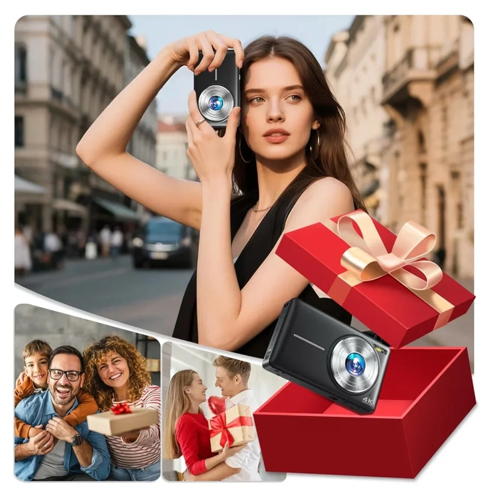 4K Ultra HD Digital Camera - Black New
